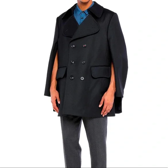 Maison Martin Margiela Jackets Coats Madison Margiela Mens Double Breasted Cape Blazer Poshmark